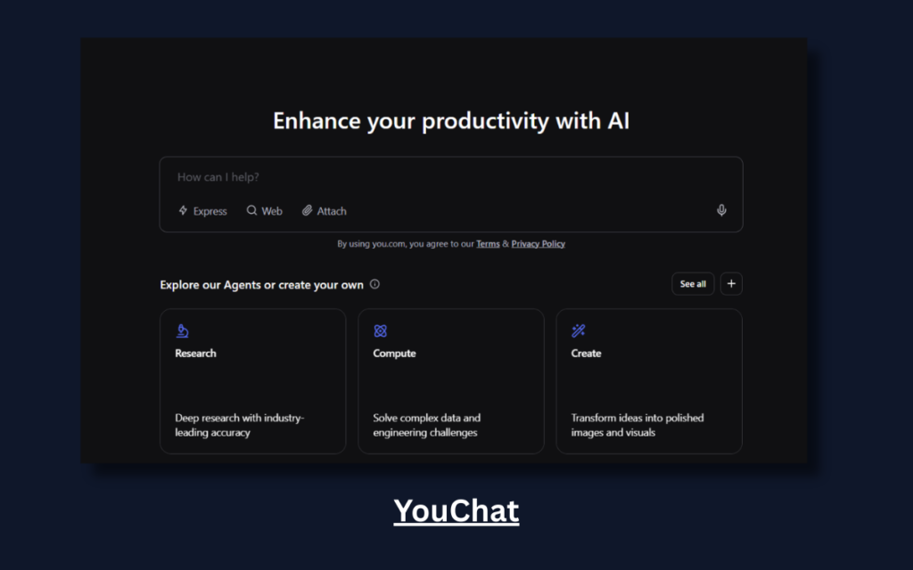YouChat - 13 Best Free Apps Similar to ChatGPT