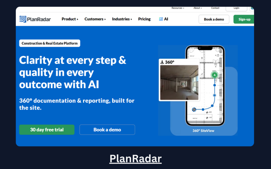 PlanRadar - Best AI Tool for Construction Project Management