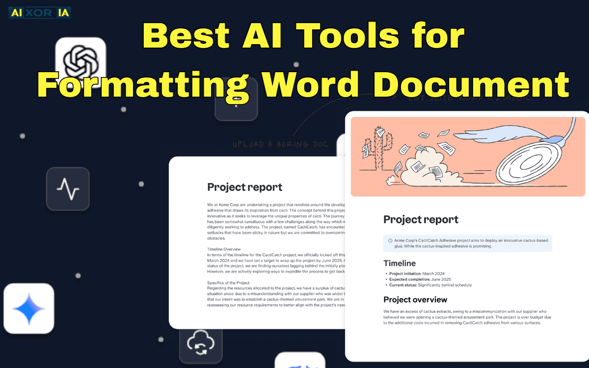 Best AI Tools for Formatting Word Document