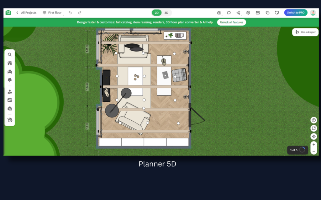 Planner 5D- Free AI Tools for Interior Design Ideas