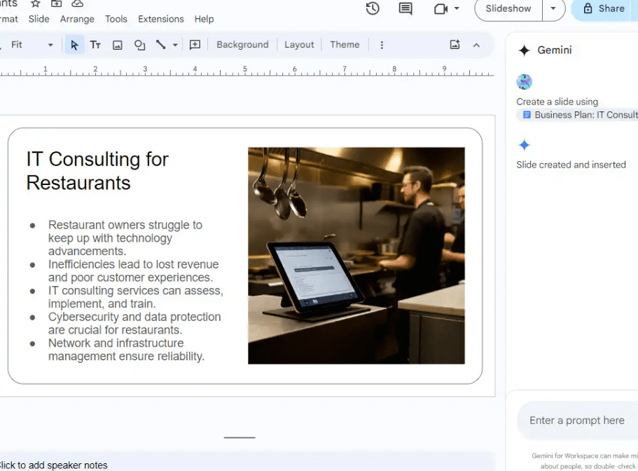 Google Gemini for Google Workspace