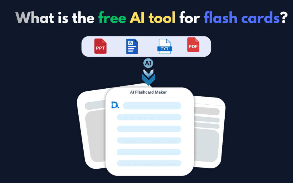 What is the free AI tool for flash cards?