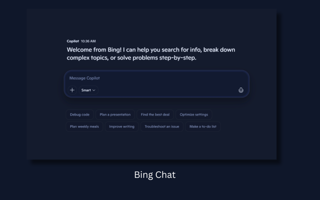 Microsoft Bing Chat - 13 Best Free Apps Similar to ChatGPT