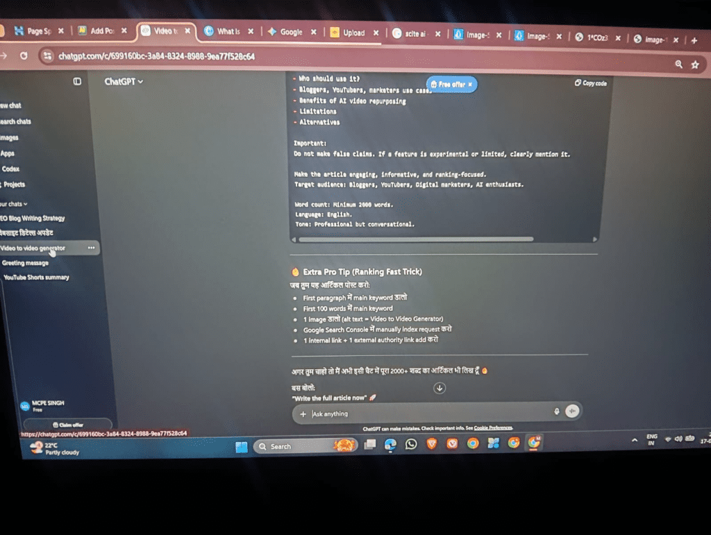 ChatGPT - Best AI Tool for Academic Research