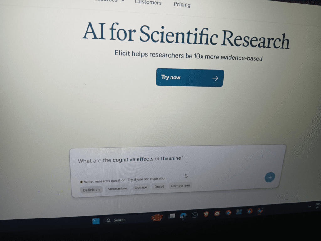 Elicit - Best AI Tool for Academic Research