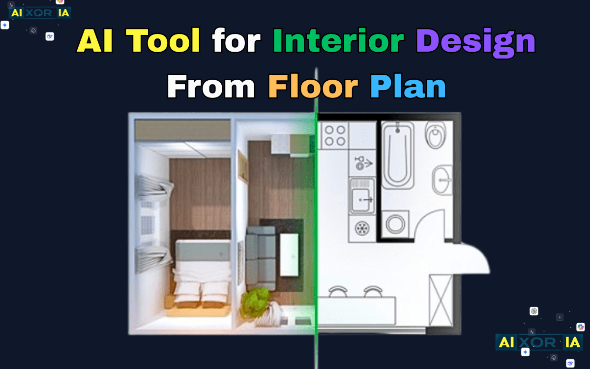 AI Tools for Interior Design From Floor Plans (Real 2D Blueprint → 3D Room Workflow)