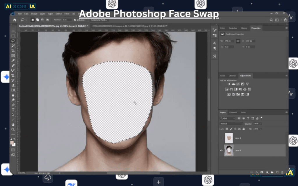 Adobe Photoshop Face Swap