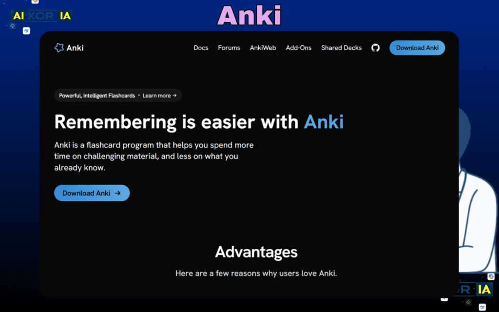 Anki - Best Free AI Tools for Medical Students