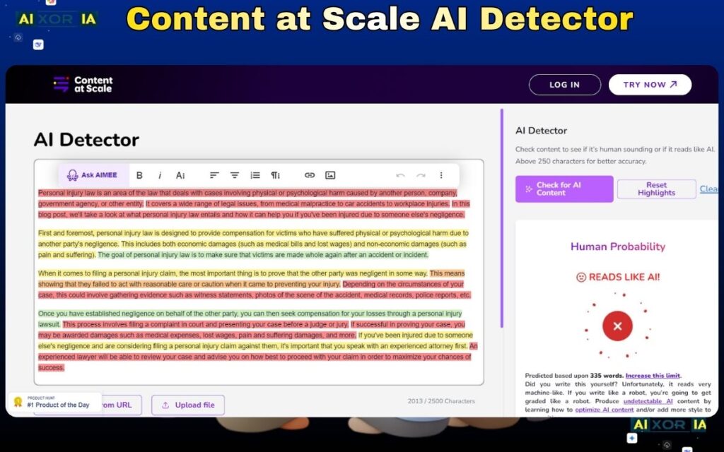 Content at Scale AI Detect