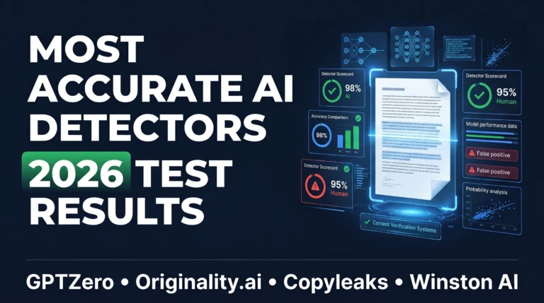 Which AI Content Detectors Are Most Accurate in 2026? Tested & Ranked