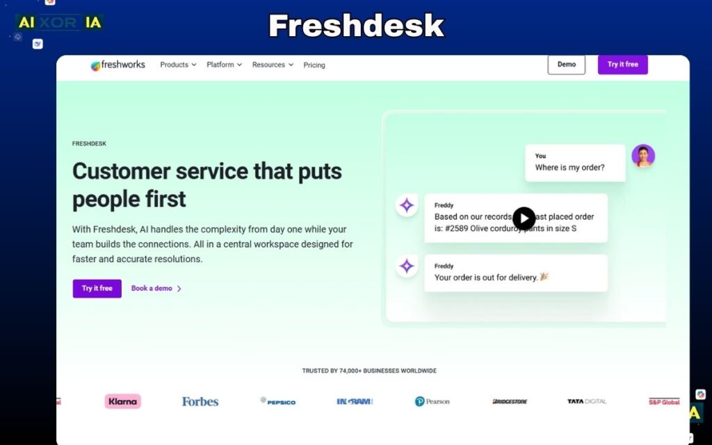 Freshdesk - AI Tools for Improving CSI Scores with Automated Customer Service