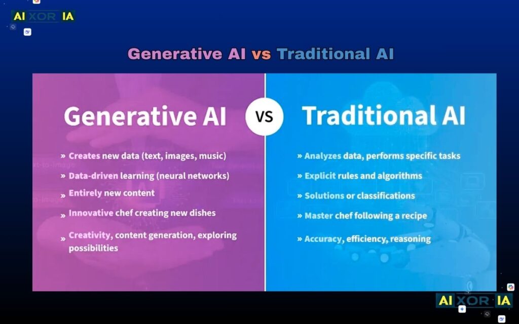 Generative AI vs Traditional AI