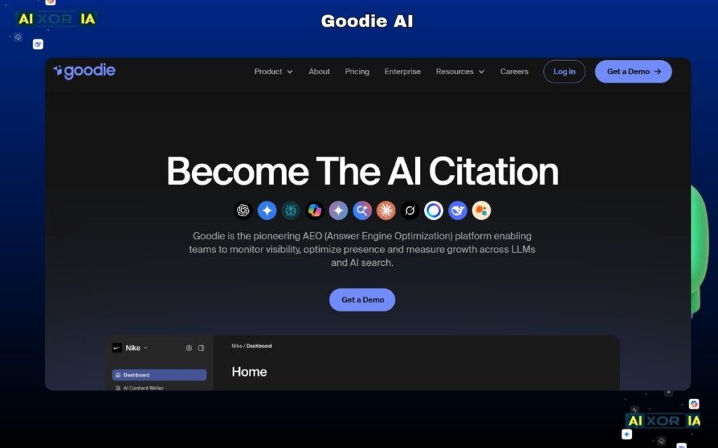 Goodie AI Best AI Visibility Tools for Marketers
