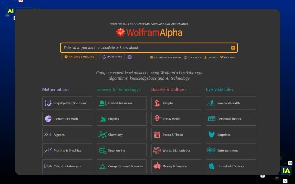 wolfram alpha