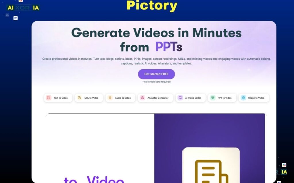 Pictory AI Tools for Generating UGC Video Content