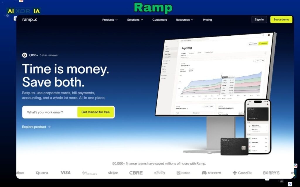Ramp - Best Finance Automation Software Tools