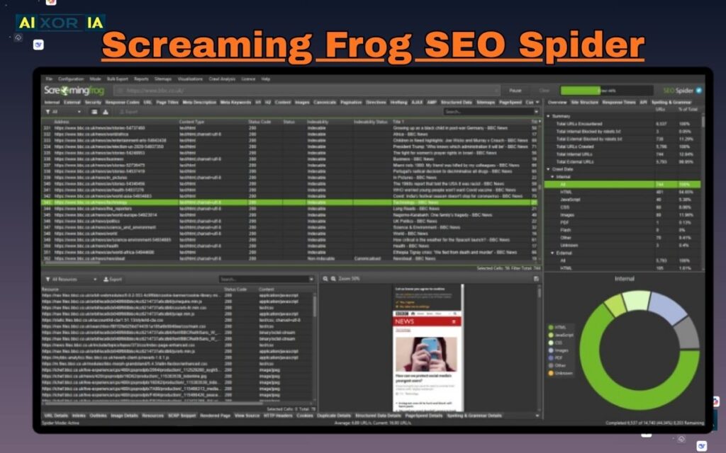 Screaming Frog SEO Spider