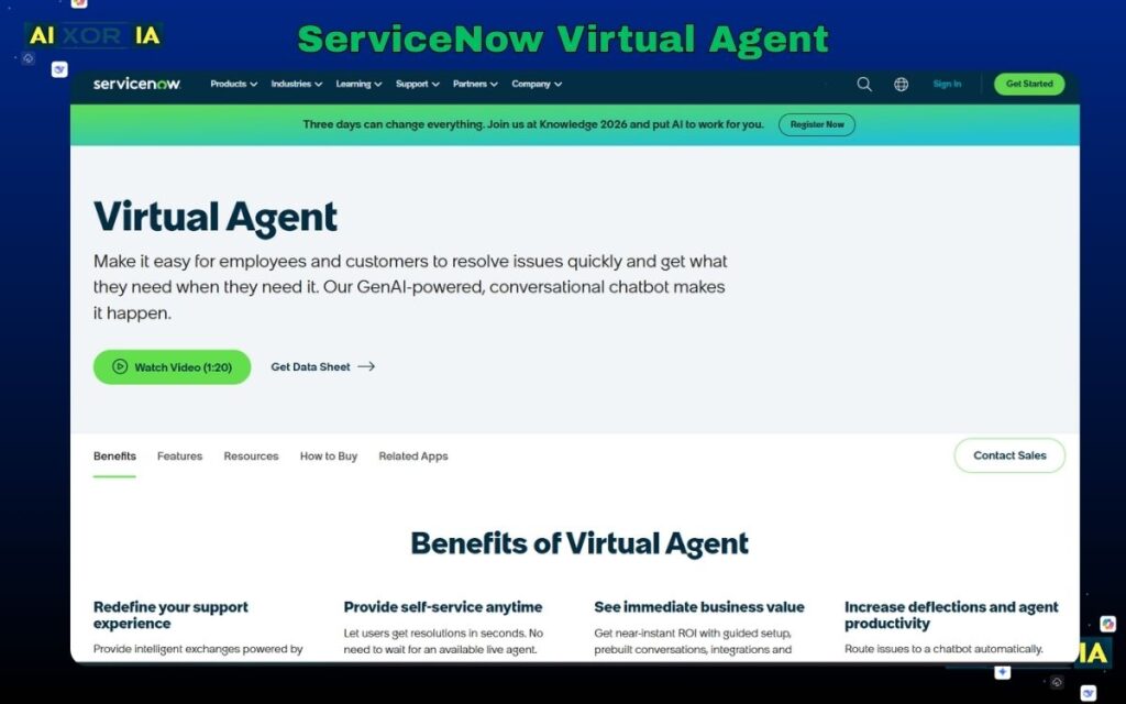 ServiceNow Virtual Agent