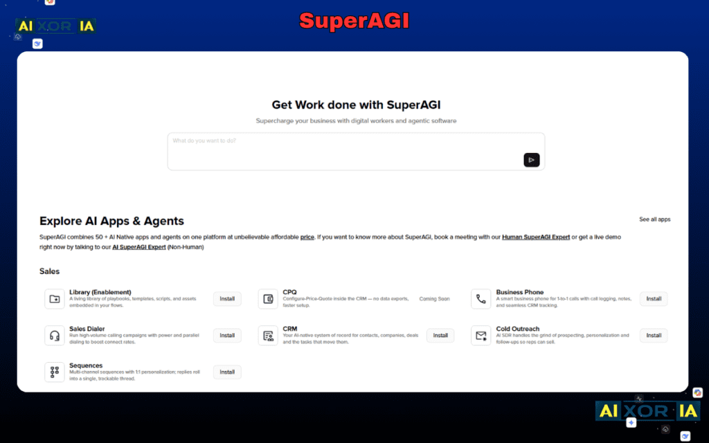 SuperAGI Best AI Tools for Building AI Agents in 2026