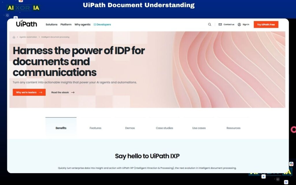 UiPath Document Understanding Best Custom AI Tools for Documents