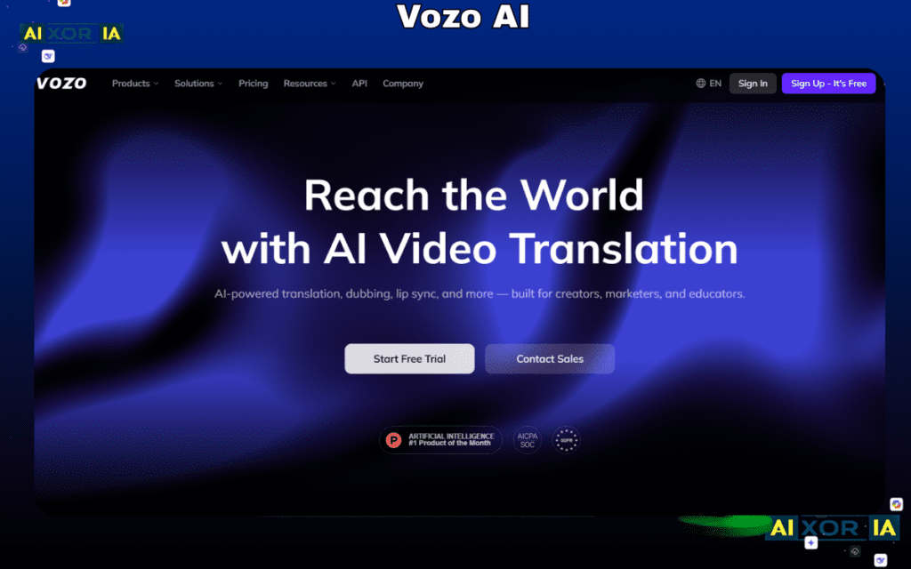 Vozo AI Best AI Dubbing Tools for Business