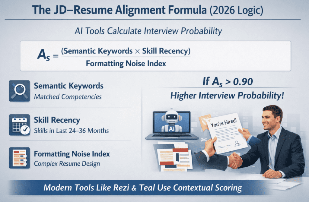 The JD–Resume Alignment Formula 