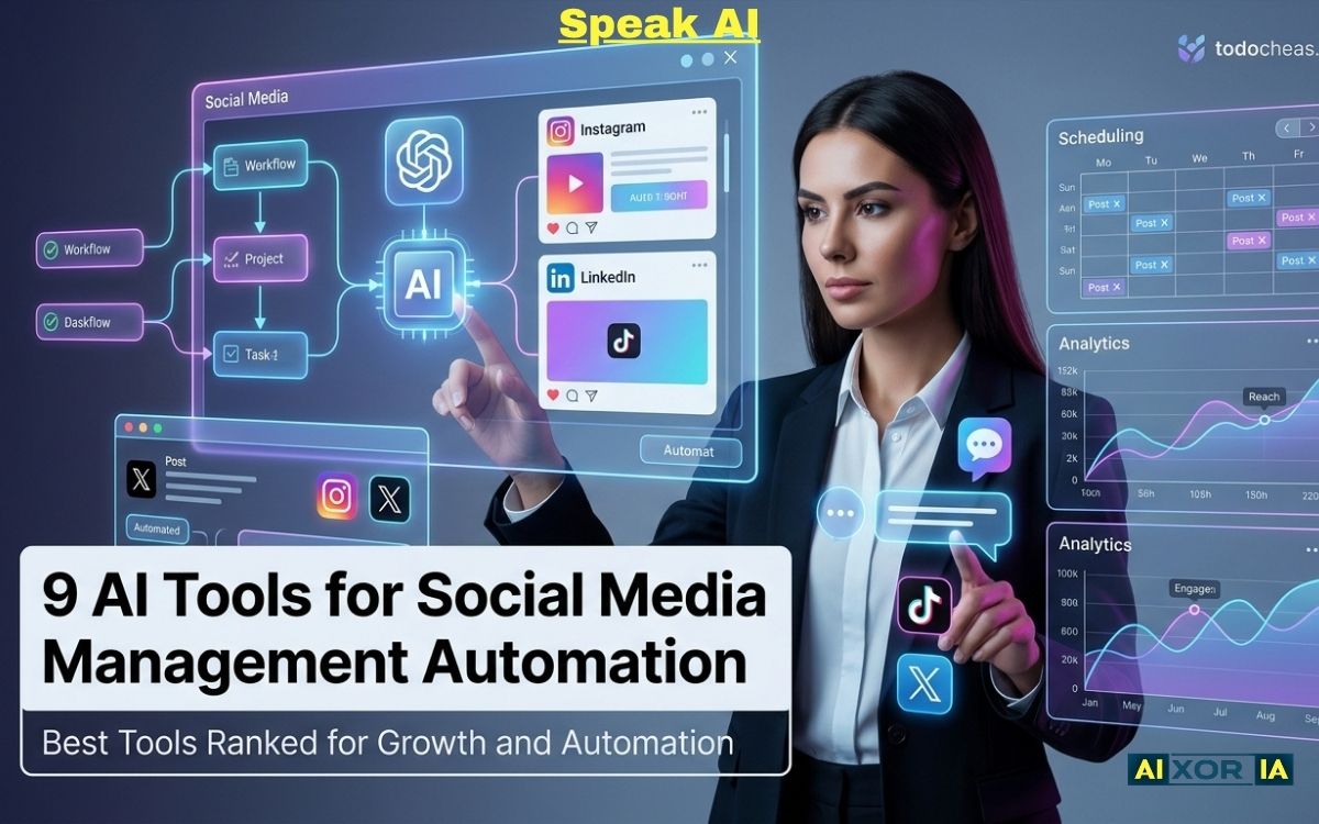 9 AI Tools for Social Media Management Automation in 2026