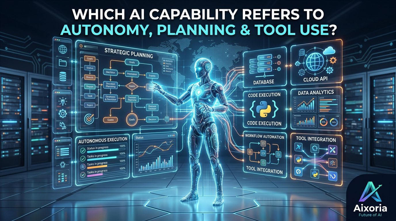 Which AI Capability Enables Autonomy, Planning & Tool Use? | 2026 Expert Guide