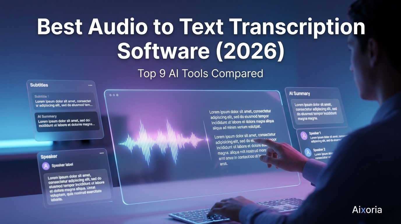 9 Best Audio to Text Transcription Software in 2026