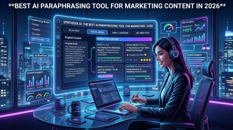 Best AI Paraphrasing Tool for Marketing Content in 2026 (Top Picks Tested)