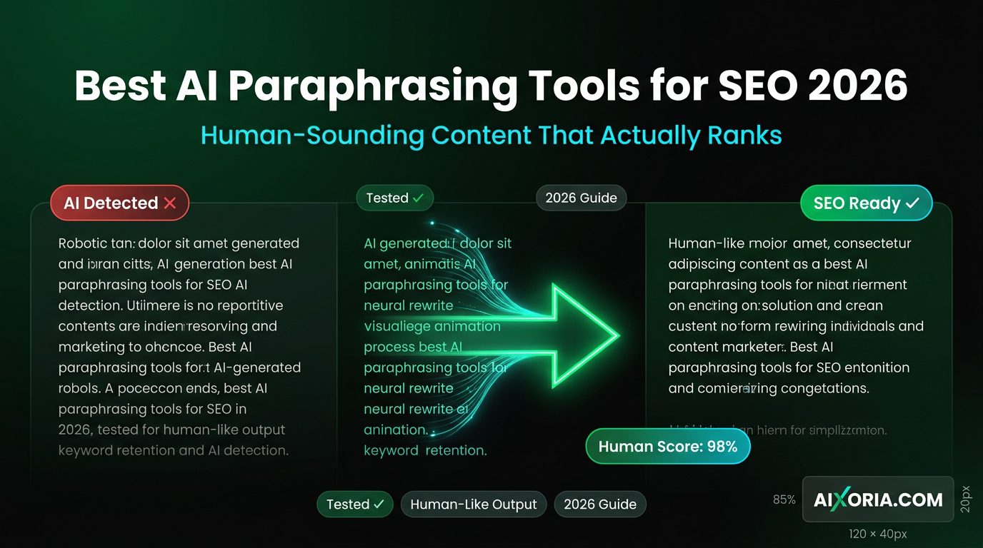 7 Best AI Paraphrasing Tools for SEO in 2026 (Tested)