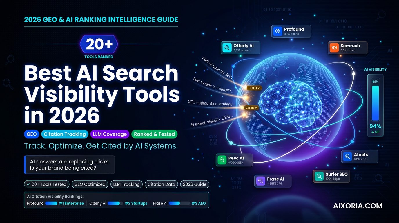 20+ Best AI Search Visibility Tools in 2026