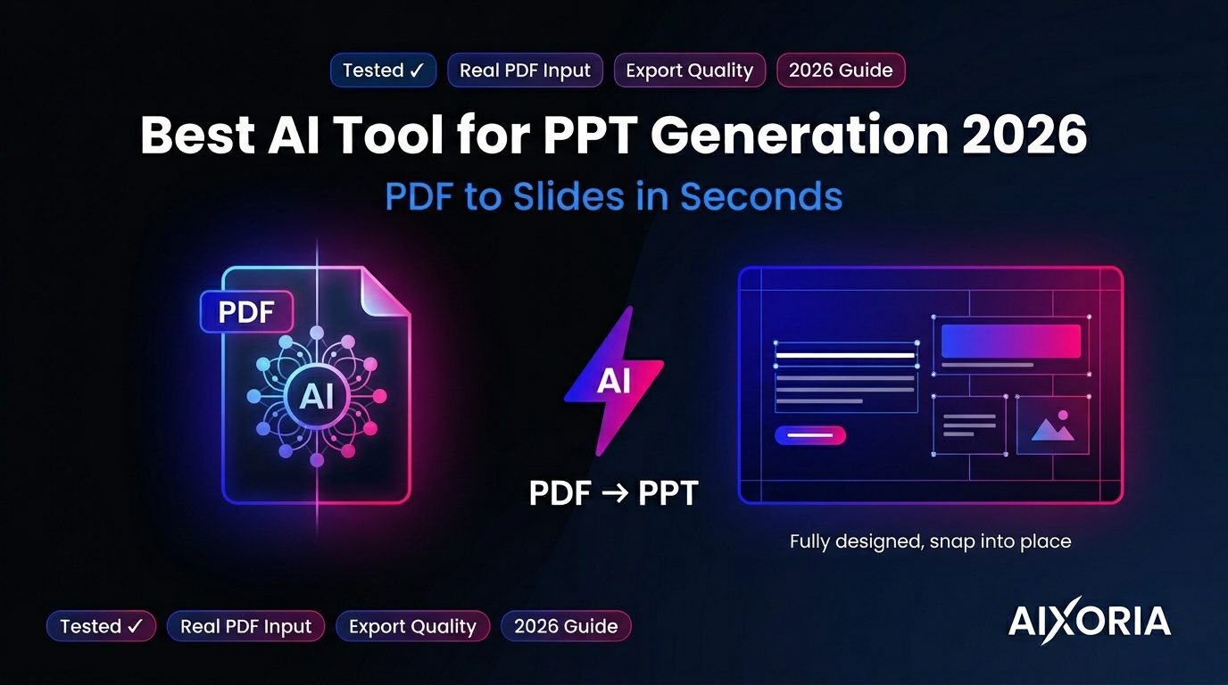Best AI Tool for PPT Generation in 2026 (Tested)