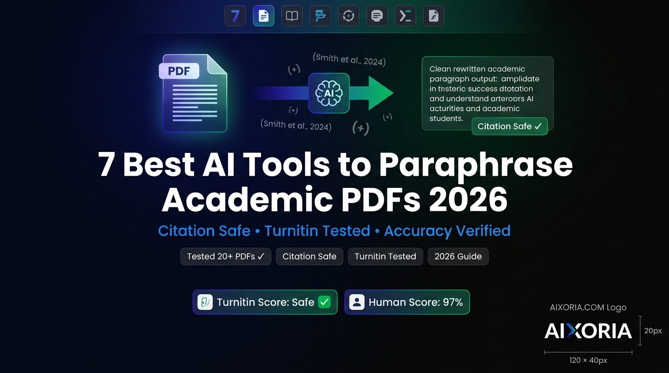 7 Best AI Tools to Paraphrase Academic PDFs in 2026 - Free & Paid