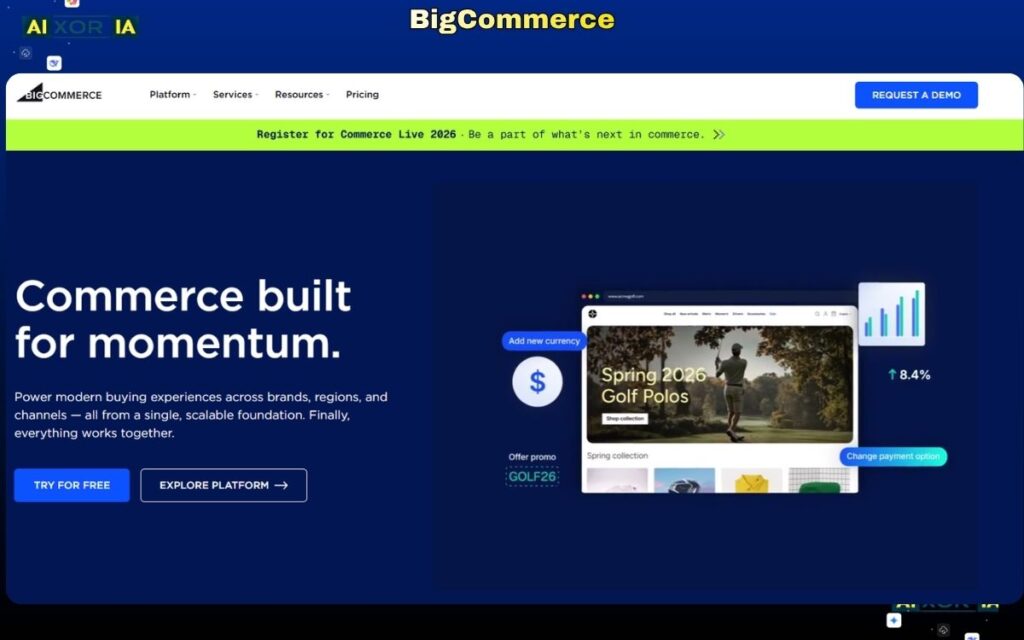 BigCommerce Best eCommerce Website Building Platforms for Online Stores in 2026