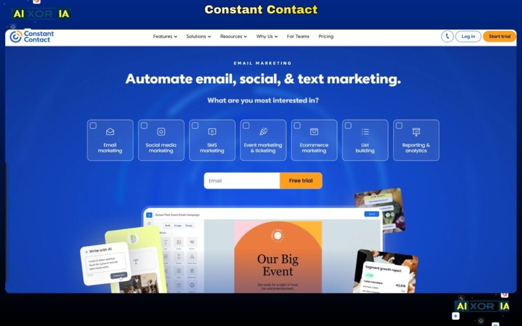 Constant Contact Best Email Newsletter Software for Small Business in 2026
