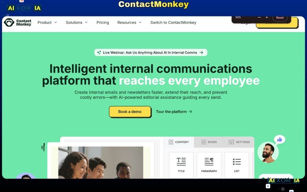ContactMonkey Best Internal Email Newsletter Software in 2026