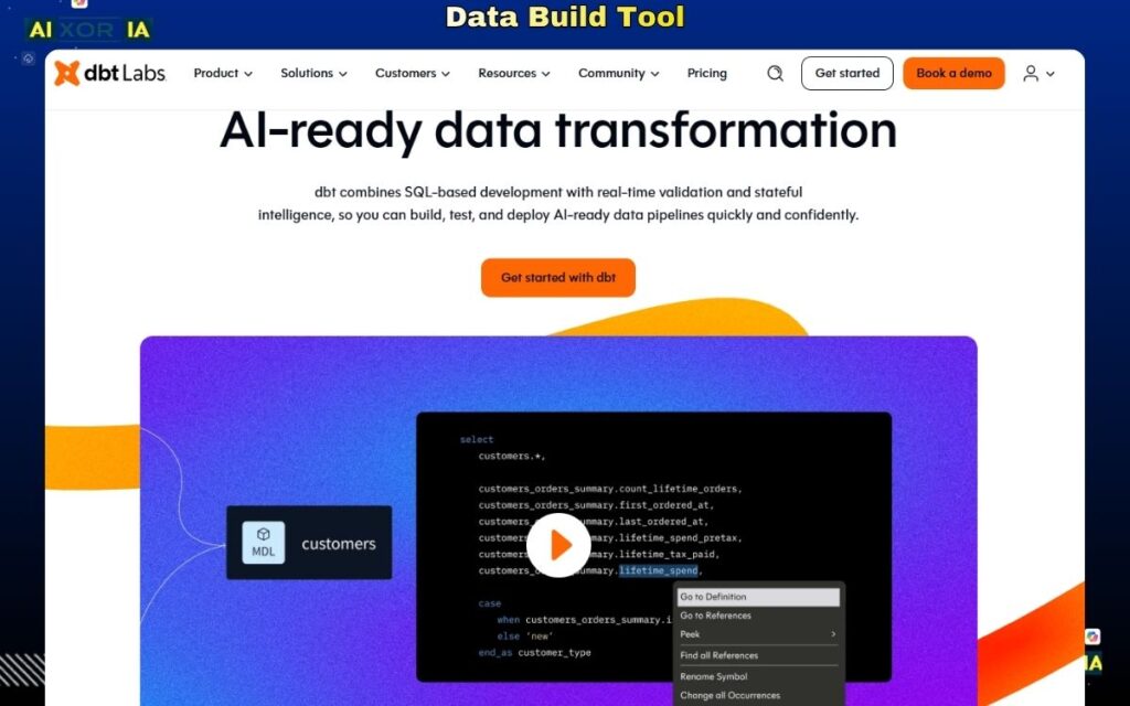 Data Build Tool