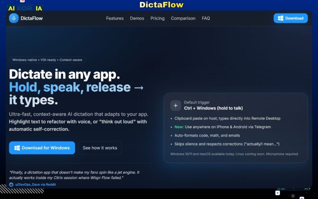 DictaFlow Best Voice Dictation Software for Mac