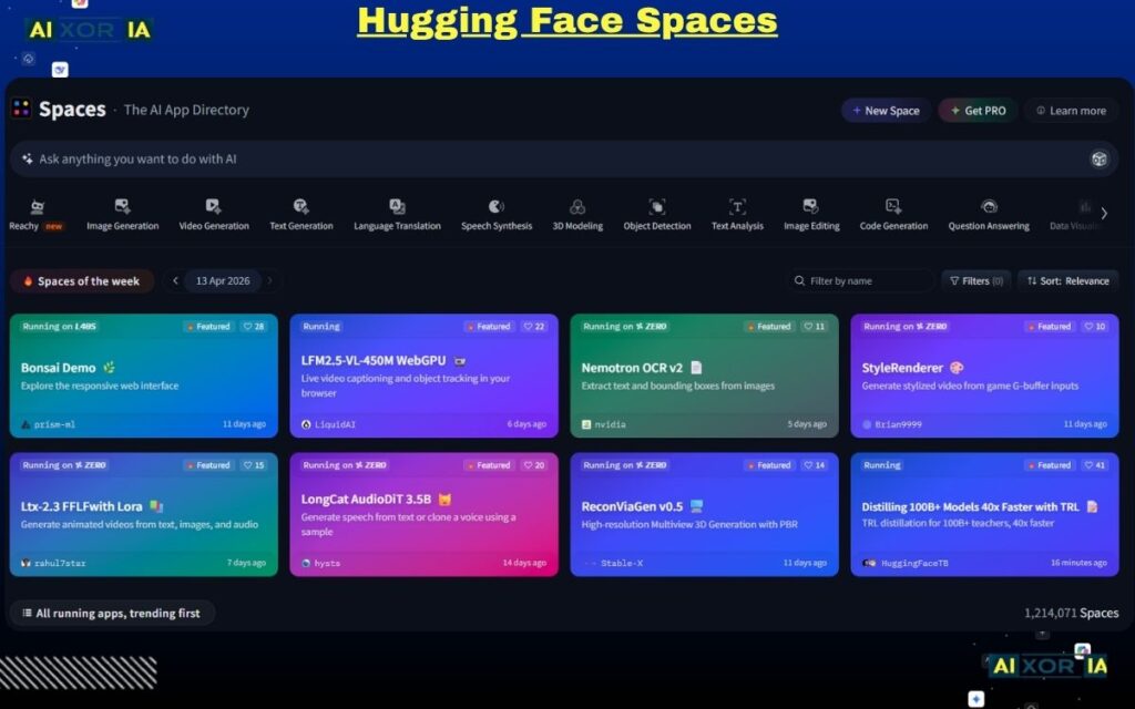Hugging Face Spaces