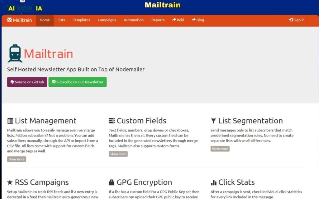 Mailtrain Open Source Email Newsletter Software in 2026