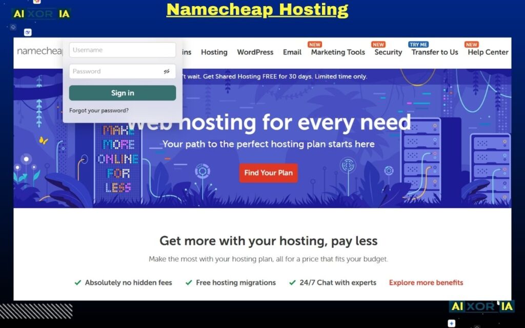 Namecheap Hosting
