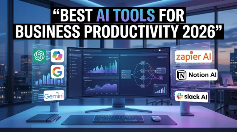 Best AI Tools for Business Productivity in 2026 (Tested & Ranked)