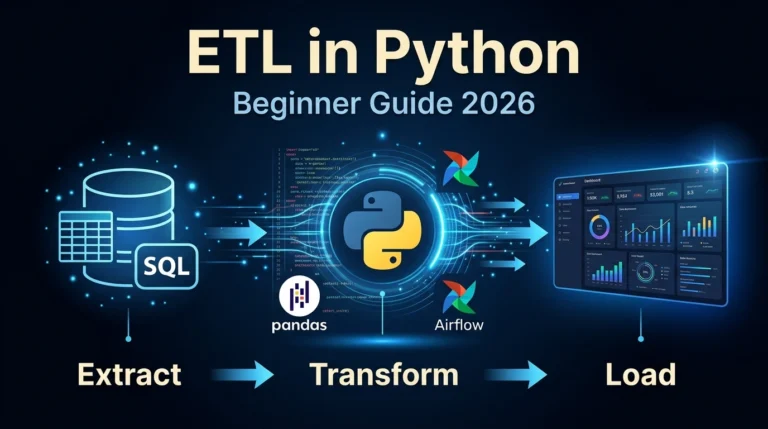 What Is ETL in Python? Beginner’s Guide to Build ETL Pipelines (2026)