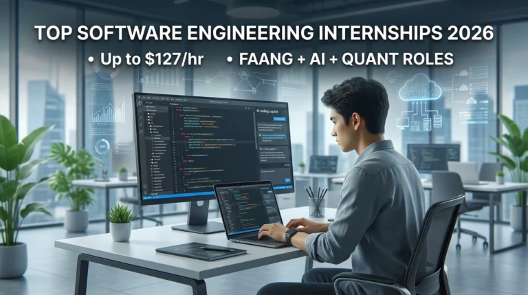 Software Engineering Internships 2026: Top Paid Programs, Skills & Hiring Guide