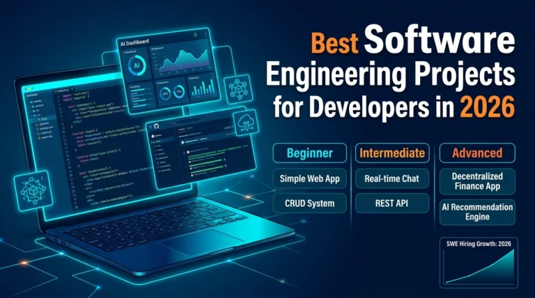 Software Engineering Projects in 2026: 25+ Best Ideas to Get Hired Faster