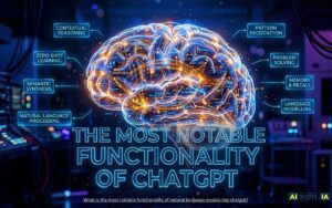 What is the most notable functionality of natural language models like chatgpt