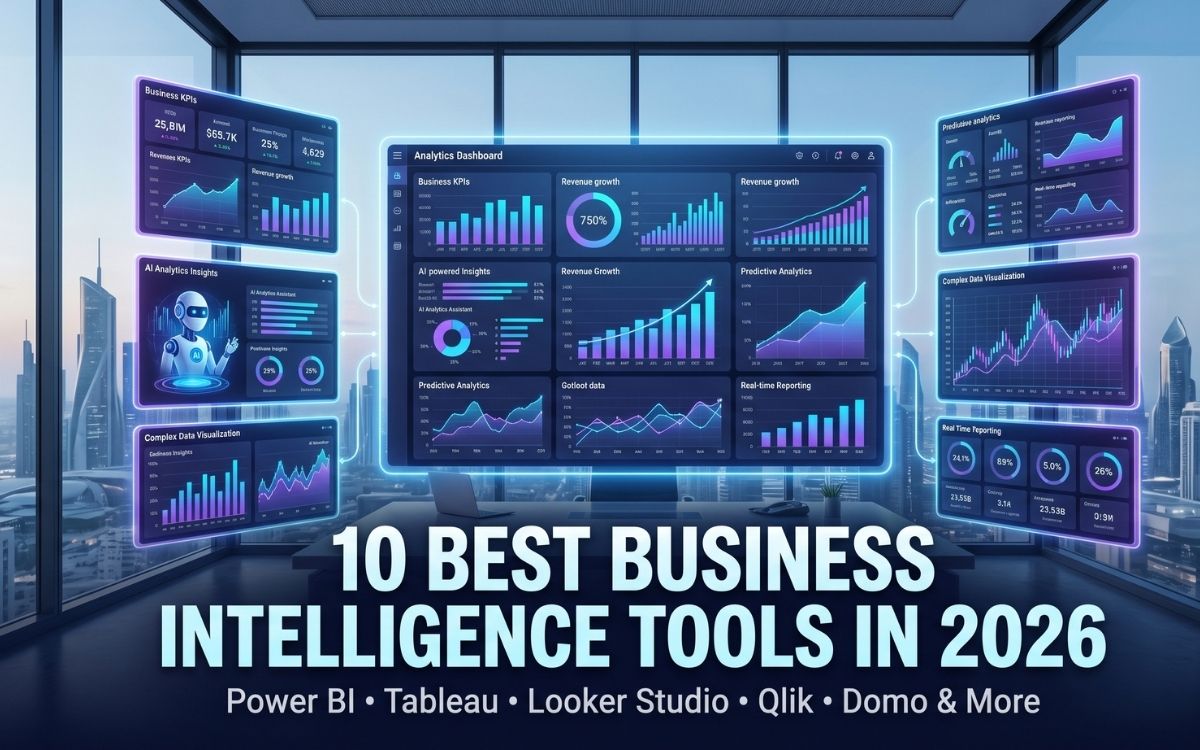 10 Best Business Intelligence Tools in 2026 (Tested & Compared)