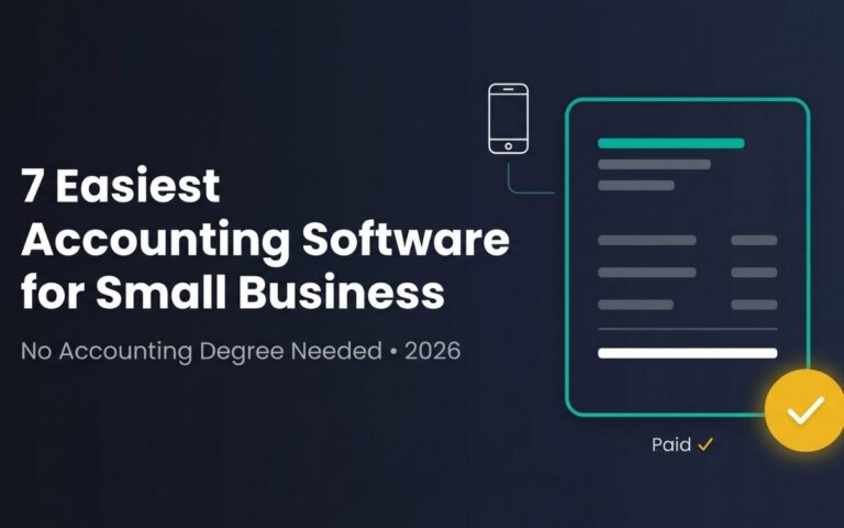 7 Easiest Accounting Software for Small Business 2026