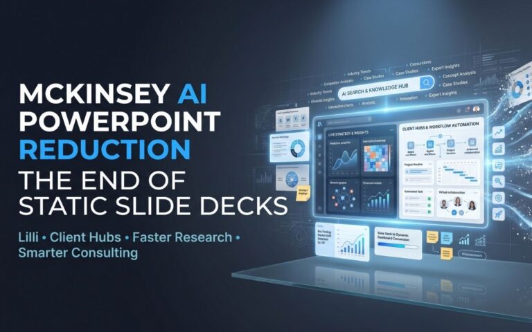 McKinsey AI PowerPoint Reduction 2026: How Lilli Is Replacing Slide Decks